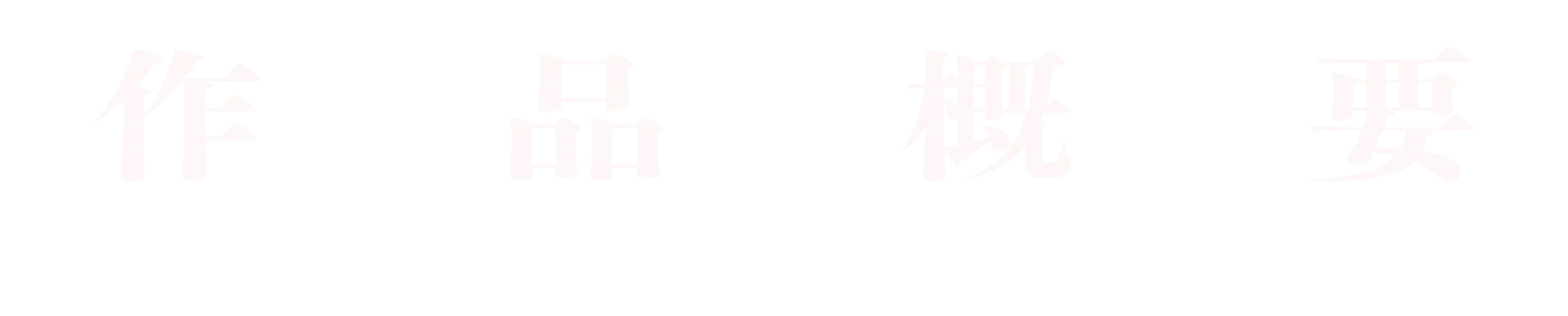 作品概要 introduction