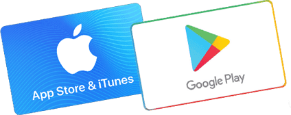 App Store & iTunes ギフトカード（デジタルコード） Google Play ギフトコード